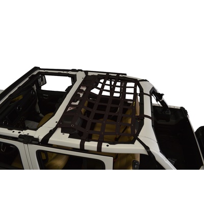 DirtyDog 4x4 Rear Seat Netting (Black) - JL4N18M1BK
